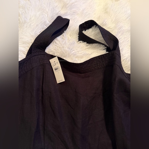 The Loft Black Belted Romper - Picture 5 of 9